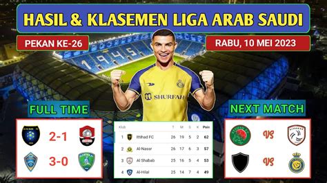 hasil liga arab terbaru